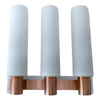 Vintage Sconce in Glass from Kaiser, 1960s For Sale