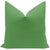 Pair of beautiful custom-made medium weight cotton/linen blend pillows in Kelly Green. Meticulously handcrafted with...