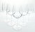 Contemporary Luigi Bormioli Set of 5 Contemporary Clear Wine Glasses For Sale - Image 3 of 6
