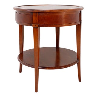 4-Drawer Pedestal Bouillotte Table, 20th Century For Sale