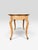 Goldenrod Vintage Birds Eye Maple With Swan Leg Accent Table For Sale - Image 8 of 8