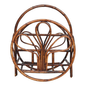 1970’s Bent Bamboo Magazine Rack