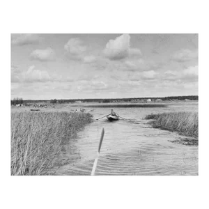 1960 Finnish Waterway Coastal Landscape Photograph
