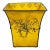 Vintage Toleware Planter For Sale