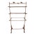 Vintage Cast Iron / Metal Primitive Rustic 3 Tier Graduated Drying / Quilt Rack Stand For Sale