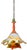 Murano Art Glass Looped Abstract Orange White Pendant Light For Sale - Image 15 of 18