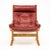 Ingmar Relling Pair of Ingmar Relling Leather “Siesta” Lounge Chairs, Red Leather For Sale - Image 4 of 9