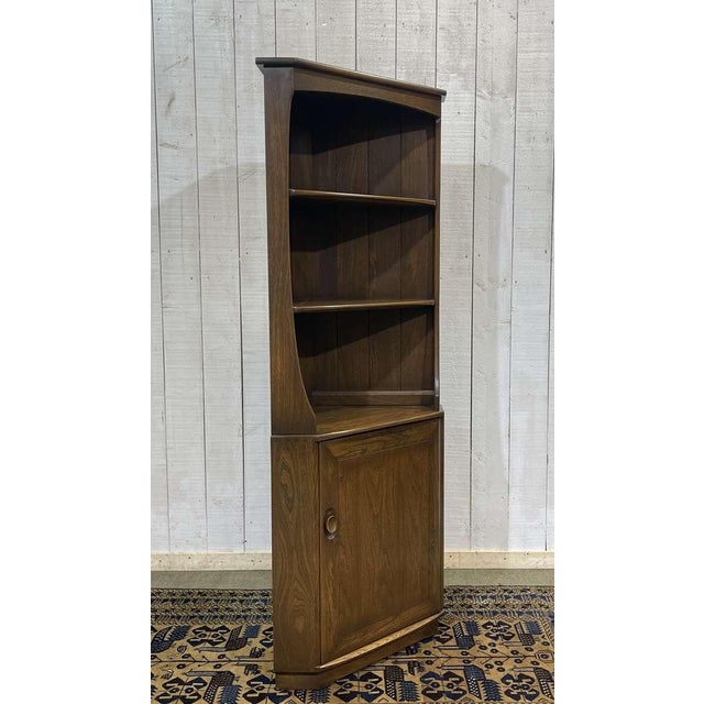English Elm Corner Cabinet from Ercol, 1970s For Sale - Image 3 of 11