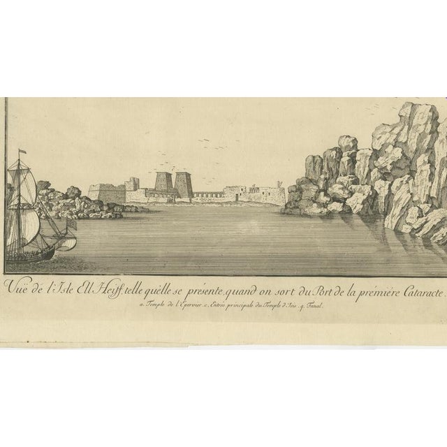 Island of Philae from the First Cataract, 1755, Paper For Sale - Image 4 of 10