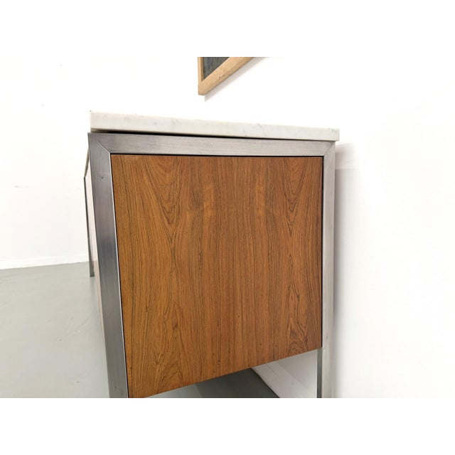 Modernist Sideboard in Rosewood and Marble from Arno, 1970s For Sale - Image 10 of 18