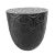 Ebony Gumdrop Acacia Wood Cane Print Stool For Sale - Image 9 of 9