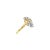 Contemporary One Third Carat Vintage Diamond Cluster Ring, Size 5 For Sale - Image 3 of 4