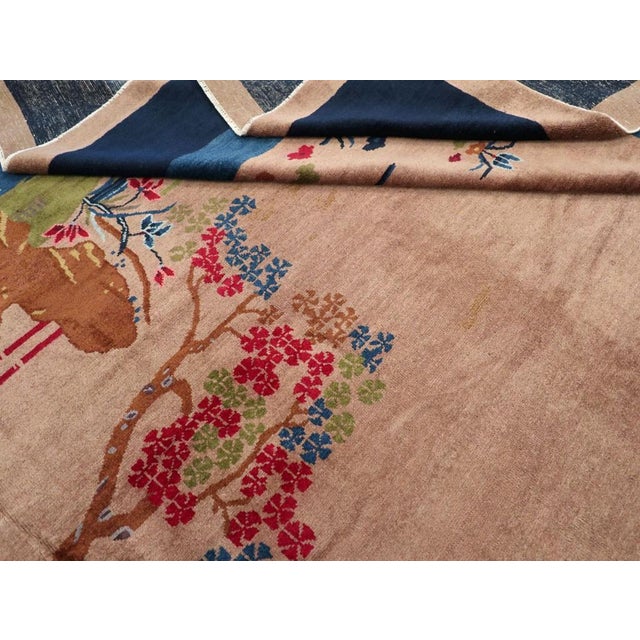 Mid 20th Century Antique Chinese Art Deco Rug no. 10935 For Sale - Image 5 of 5
