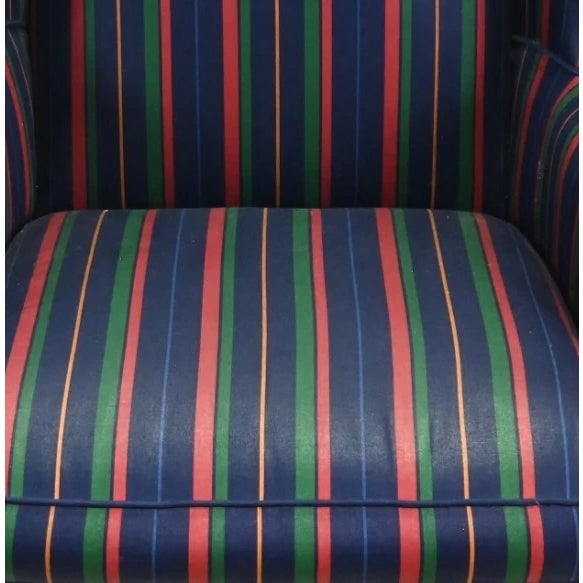 Late 20th Century Late 20th Century Hickory Chair Company Historic James River Collection Queen Anne Wingback Chair For Sale - Image 5 of 5