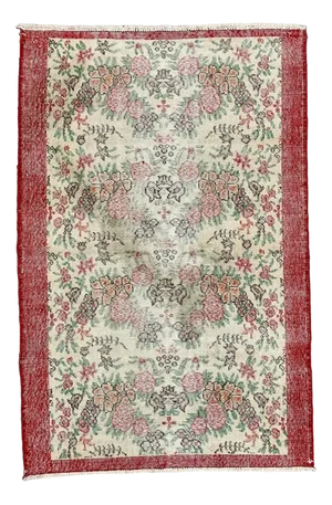 Vintage Turkish Isparta Rug