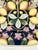 Black Late 20th Century Majolica Acqua Fa Cedra Raised Relief Lemon Flower Leaves Large Platter For Sale - Image 8 of 8