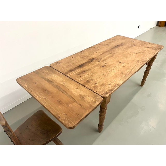 Pine Farm Dining Table, 1970s For Sale - Image 6 of 18
