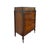 Traditional Antique 4-Drawer Wood Tallboy Chest of Drawers With Painted Accents For Sale - Image 3 of 14