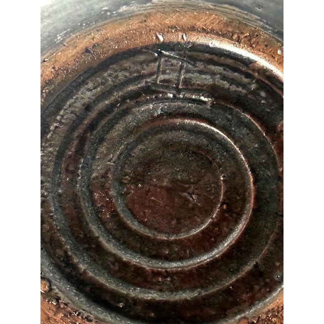 Large Ceramic Glazed Vase in Cachepot Form by Toshiko Takaezu For Sale - Image 13 of 13