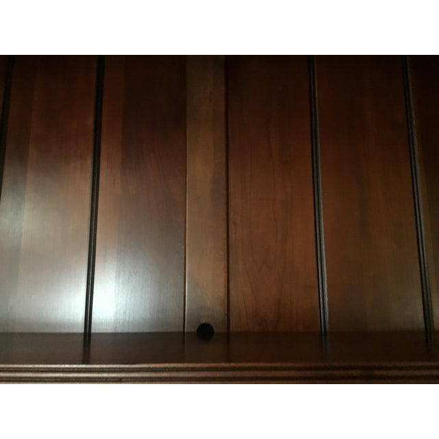 Ethan Allen British Classics Motorized Tv Lift and Bookcase Cabinet For Sale - Image 9 of 11