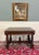 BEAUTIFUL Antique French Walnut Henri II Style Renaissance Revival Writing Desk or Table with Drawer and Barley Twist Legs...