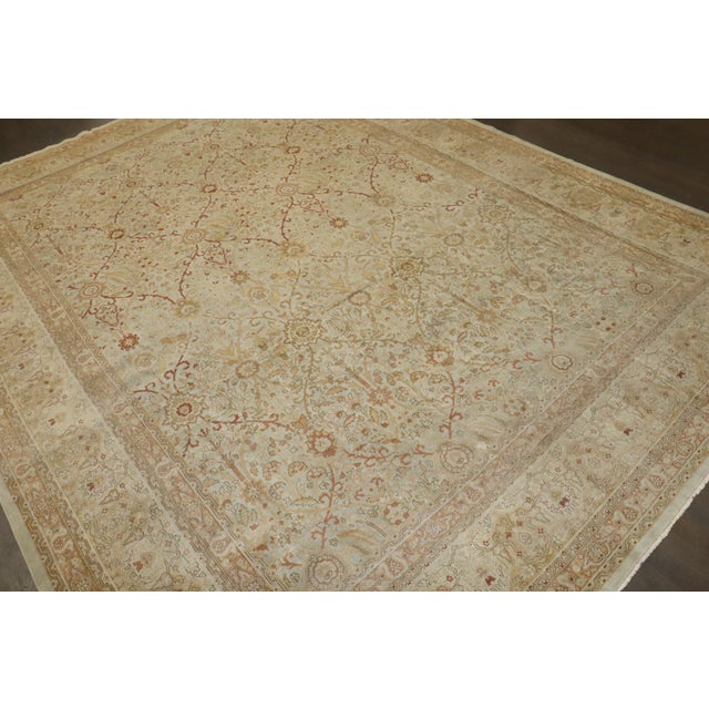 Textile Antique Zabihi Collection Turkish Sivas Elegant Room Size Rug - 8'9" x 11'10" For Sale - Image 7 of 9