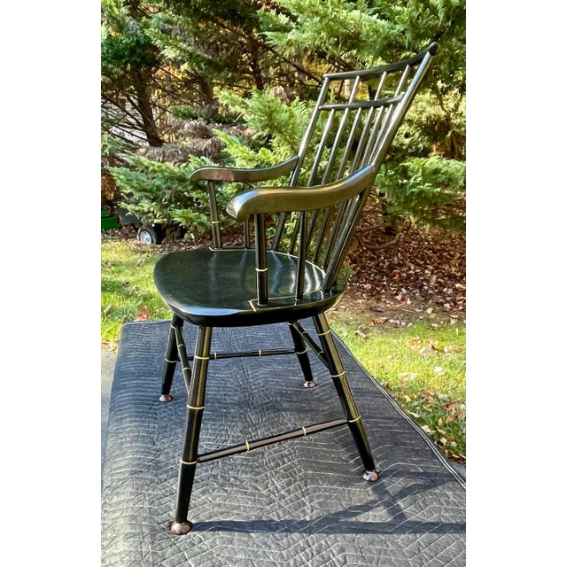 Mid 20th Century Cohasset Colonials Birdcage Windsor Chair For Sale - Image 4 of 12