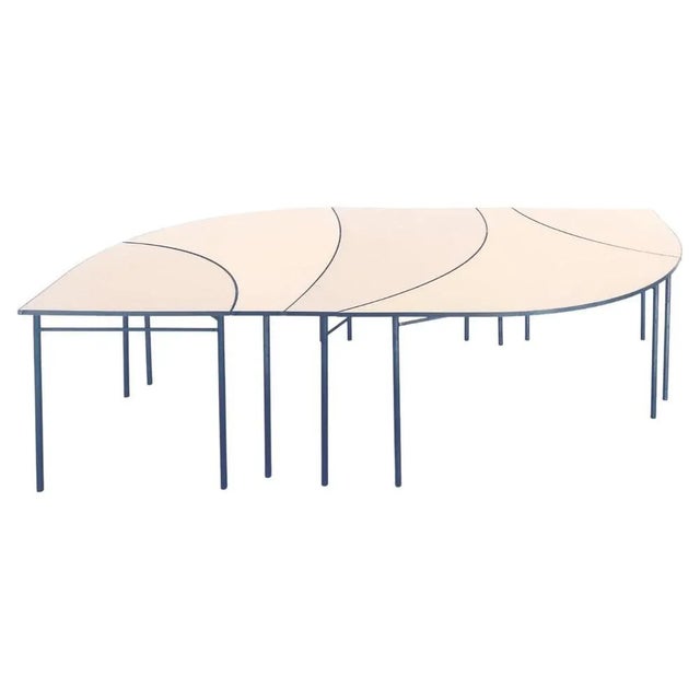 Blue Tabula Non Rasa Table Set by Studio Trace, Set of 5 For Sale - Image 11 of 11