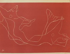 Henri Laurens, Les deux sirènes, Etching