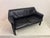 CAB 415 Sofa in Black Leather by Mario Bellini for Cassina, 1980s For Sale - Image 14 of 18