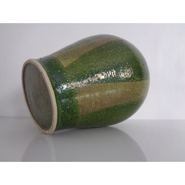 Large Glazed Studio Ceramic Vase, Italy, 1960s For Sale - Image 10 of 18