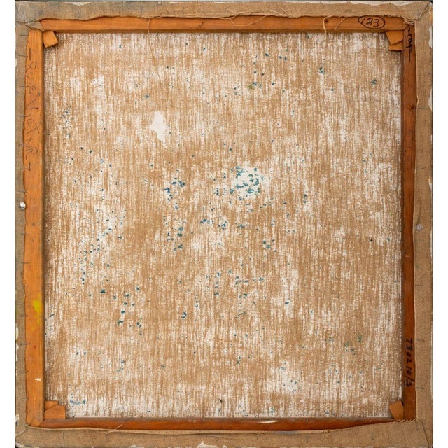 Abstract Rose Victor Abstract Seated Nude Woman Oil For Sale - Image 3 of 5