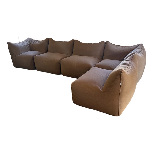 Le Bambole 5-Seater Sectional Sofa by Mario Belini for B&b Italia, 1970s, Original Upholstery For Sale