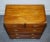 Wood Antique Satinwood Military Campaign Chest of Drawers, 1800s For Sale - Image 7 of 18