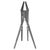 Signs Crossed Wall Sculpture in Natural Steel by Jean-Baptiste Van Den Heede For Sale - Image 6 of 6
