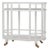 White Painted Coastal Style Bar Cart For Sale
