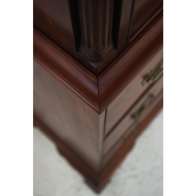 Antique 18th Century Cherry Chest on Chest Highboy For Sale - Image 9 of 15