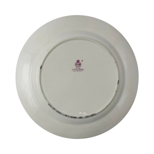 Minton Vintage New York Yacht Club Surpass Nautical Burgee Plate 7.75"d For Sale - Image 4 of 10