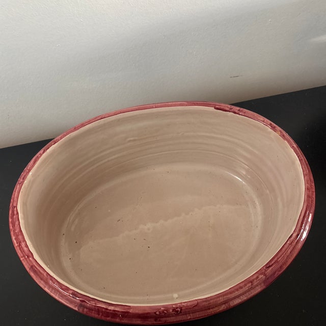 Traditional Vintage Gardeners Eden Ceramic Planter Decor For Sale - Image 3 of 5