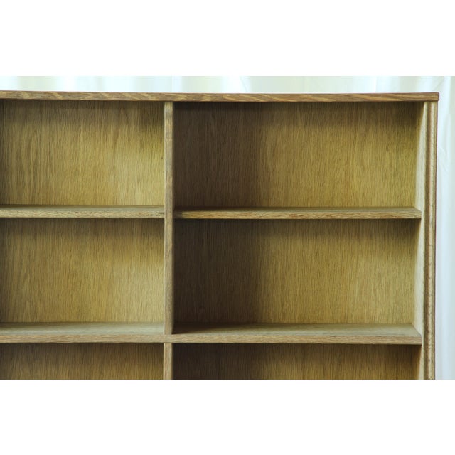 Vintage Danish Oak Bookcase with Sculptural Legs, 1960s For Sale - Image 15 of 18