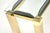 Metal Vintage Italian Brass and Glass Console Table, 1970 For Sale - Image 7 of 11