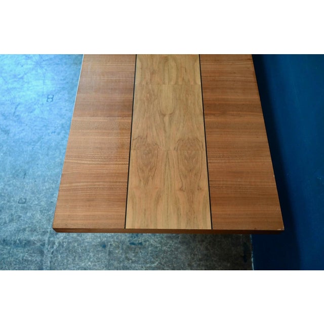 Wood Scandinavian Height-Adjustable Coffee Table in Wood and Chrome, 1970s For Sale - Image 7 of 17