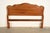 A gorgeous French Provincial Louis XV style full size headboard By Kindel Furniture USA, Circa 1960s Measures: 56.5"W x...