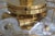 1960s Gold-Plated Brass and Faceted Glass Chandelier from Kinkeldey, 1960s For Sale - Image 5 of 12