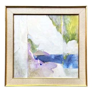 1969 John William Guerin “Cypriot” Framed Original Oil on Paper For Sale