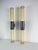 Long Double-Light Wall Lamps in Murano Glass and Steel, 1980s, Set of 2 For Sale - Image 4 of 12