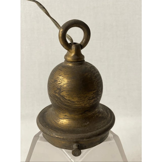 Art Deco Vintage Art Deco Style Pyramidal Glass Shade With Socket For Sale - Image 3 of 6