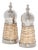 Cap Ferrat Rattan Covered Salt & Pepper Shaker Set For Sale