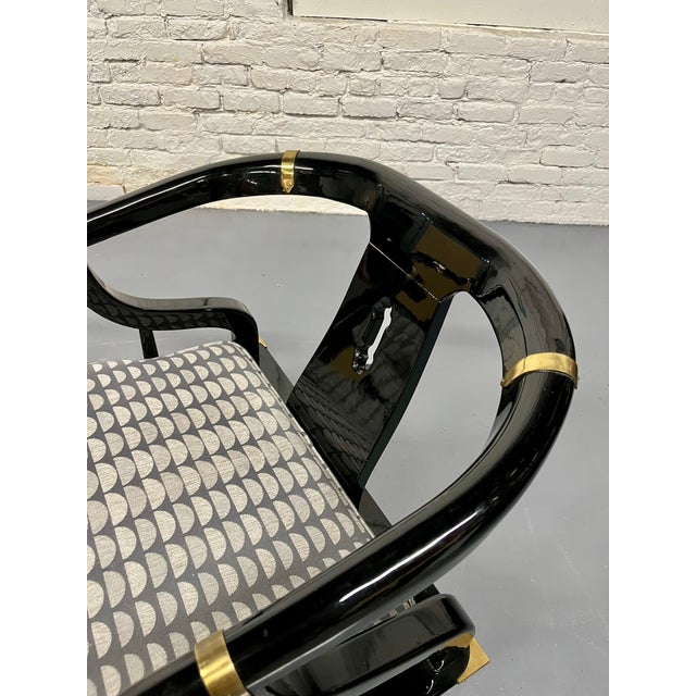 Wood James Mont Ming Style Chairs by Century Furniture For Sale - Image 7 of 11