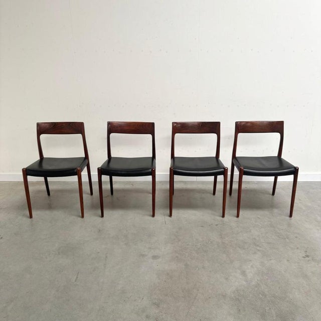 Vintage Danish Dining Chairs, 1960s, Set of 4 For Sale - Image 6 of 18
